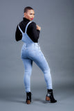 The Fashionista Fitted Denim Overalls