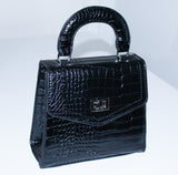 Faux Alligator Skin Purse