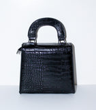 Faux Alligator Skin Purse