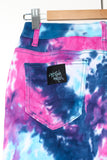 Ripped to Shreds Tie Dye Fitted Jean