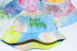 Limited Edition Heart Hustla Logo Tie Dye Bucket Cap