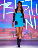 URBAN FESTIVAL COLLECTION #4 - Festival Hoodie Top & Mini Tube Dress Set - SAMPLE * 35% OFF